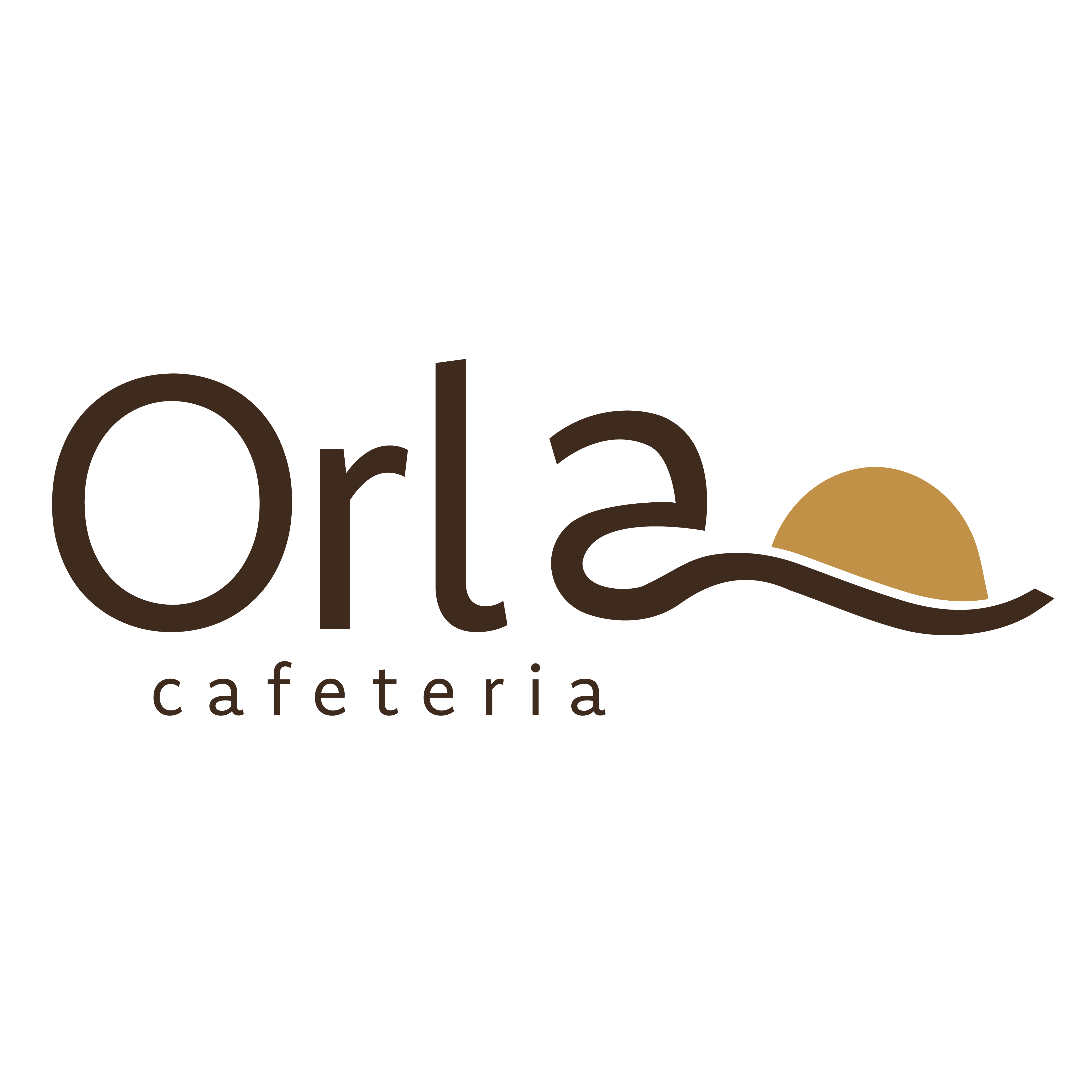Logo principal da Orla Cafeteria